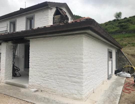 Energy requalification of protected building